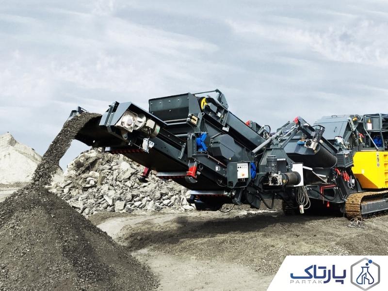 مرحله اول عمل آوری بتن : دسته بندی یا اندازه گیری مواد